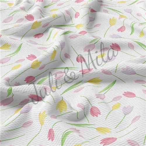 Easter Printed Liverpool Fabric Egg Bunny Pastel(E47) & Get a Free $89.99 Embroidery Bundle