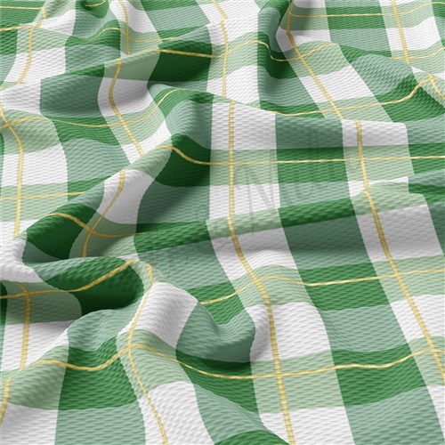 St. Patrick's Day Printed Liverpool Bullet Textured Stretch Solid Strip Thick Knit Jersey Fabric