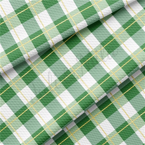 St. Patrick's Day Printed Liverpool Bullet Textured Stretch Solid Strip Thick Knit Jersey Fabric