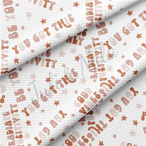 Good vibes Liverpool Bullet Textured Stretch Solid Strip Thick Knit Jersey Fabric