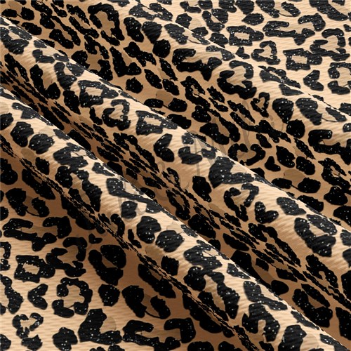 Cheetah Leopard AA195 BP102 Liverpool Bullet Textured Stretch Solid Strip Thick Knit Jersey Fabric