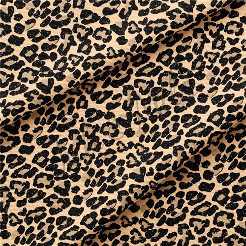 Cheetah Leopard AA195 BP102 Liverpool Bullet Textured Stretch Solid Strip Thick Knit Jersey Fabric