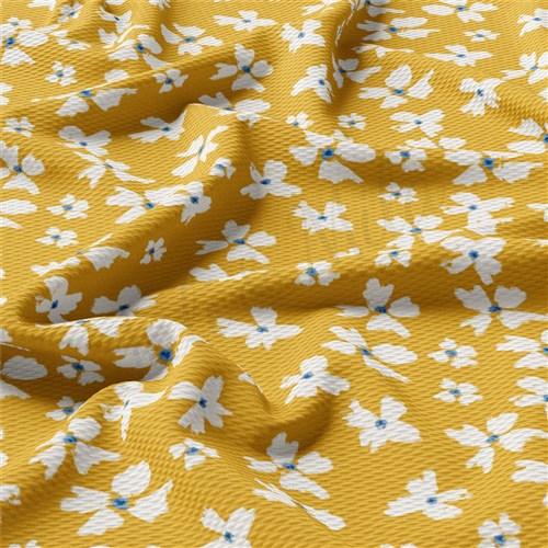 Printed Liverpool Fabric AA2492 Floral  & Get a Free $89.99 Embroidery Bundle