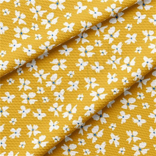 Printed Liverpool Fabric AA2492 Floral  & Get a Free $89.99 Embroidery Bundle