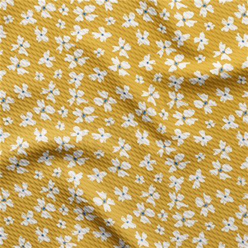 Printed Liverpool Fabric AA2492 Floral  & Get a Free $89.99 Embroidery Bundle