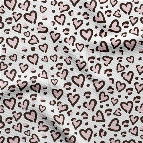 Valentine's Day Liverpool Bullet Textured Stretch Solid Strip Thick Knit Jersey Fabric