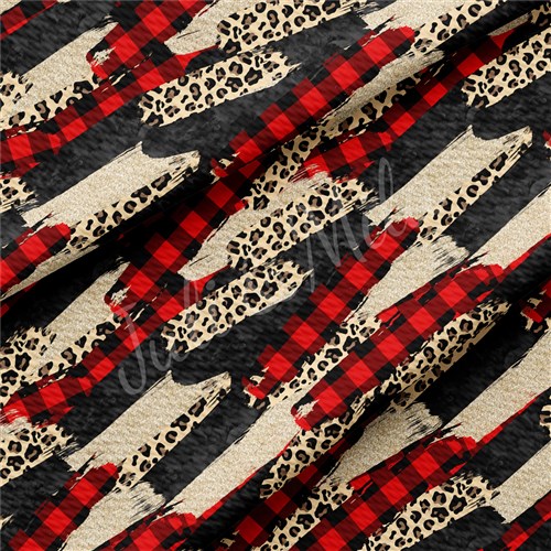 Printed Knit Red Plaid Liverpool Fabric AA509 & Get a Free $89.99 Embroidery Bundle