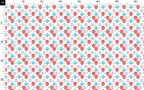 4th of July Patriotic Printed Liverpool Fabric AA1798 & Get a Free $89.99 Embroidery Bundle