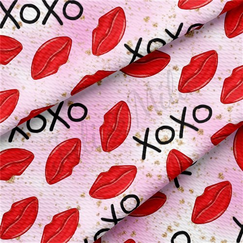Valentine's Day Liverpool Bullet Textured Stretch Solid Strip Thick Knit Jersey Fabric