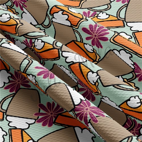 Thanksgiving Fall Autumn Printed Fabric AA355 & Get a Free $89.99 Embroidery Bundle