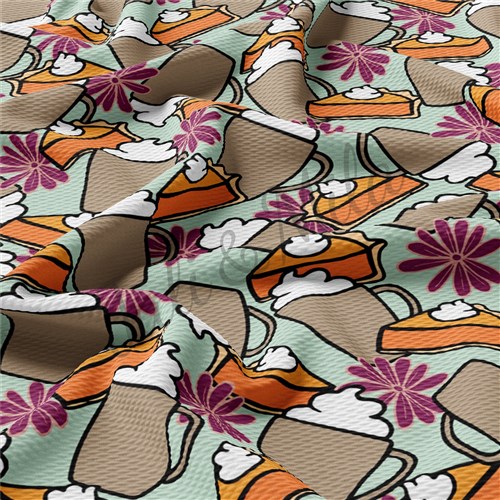 Thanksgiving Fall Autumn Printed Fabric AA355 & Get a Free $89.99 Embroidery Bundle