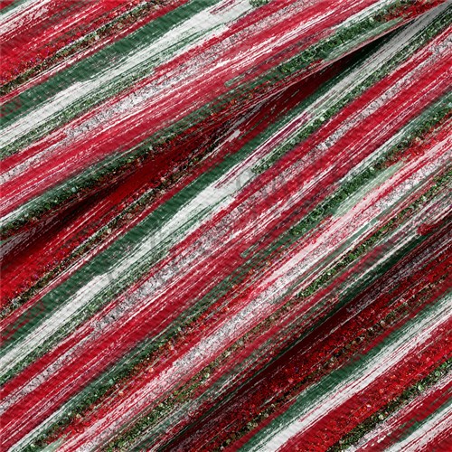 Christmas Liverpool Bullet Textured Stretch Solid Strip Thick Knit Jersey Fabric