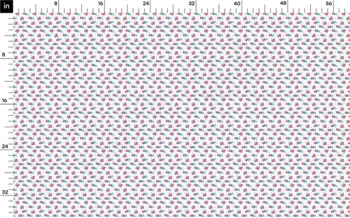 Patriotic 4th of July Liverpool Bullet Textured Stretch Solid Strip Thick Knit Jersey Fabric