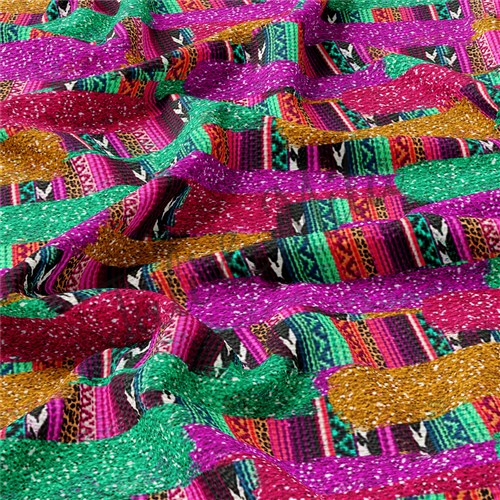 Printed Liverpool Bullet Textured Stretch Solid Strip Thick Knit Jersey Fabric