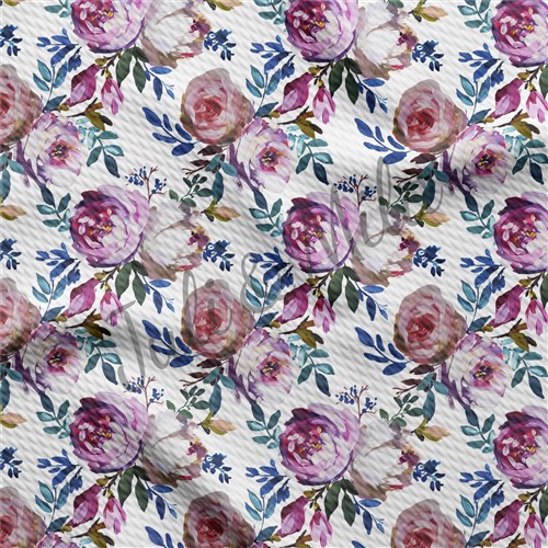 Printed Floral Liverpool Bow Floral Roses (F34) & Get a Free $89.99 Embroidery Bundle