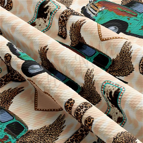 Printed Liverpool Bullet Textured Stretch Solid Strip Thick Knit Jersey Fabric
