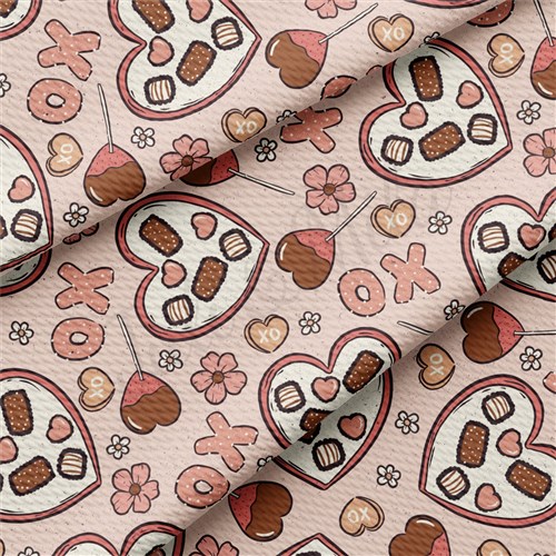 Valentine's Day Printed Liverpool Fabric AA2155 & Get a Free $89.99 Embroidery Bundle