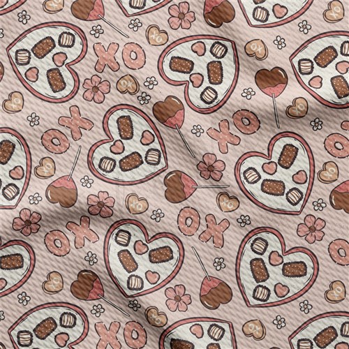 Valentine's Day Printed Liverpool Fabric AA2155 & Get a Free $89.99 Embroidery Bundle