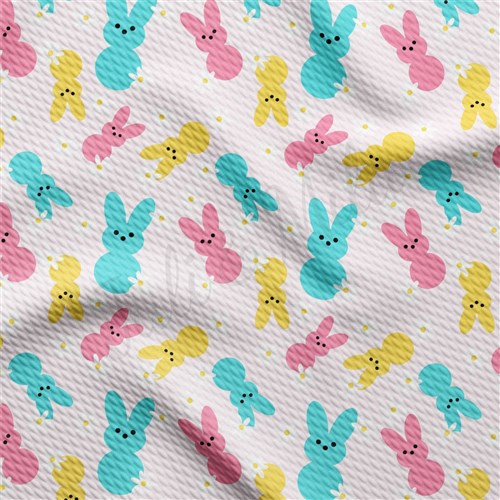 Easter AA2385 Liverpool Bullet Textured Stretch Solid Strip Thick Knit Jersey Fabric