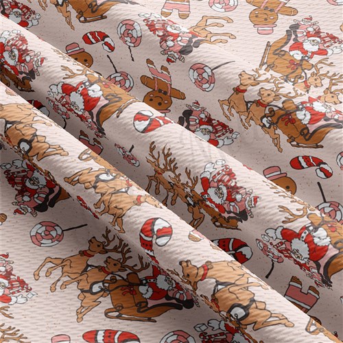 Christmas Printed Liverpool Fabric christmas AA1883 & Get a Free $89.99 Embroidery Bundle
