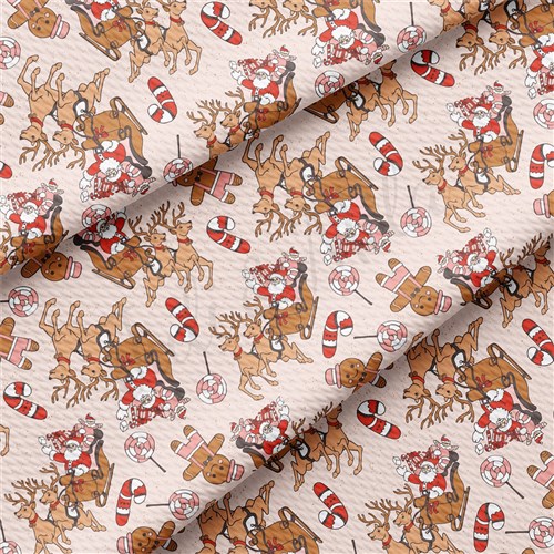 Christmas Printed Liverpool Fabric christmas AA1883 & Get a Free $89.99 Embroidery Bundle