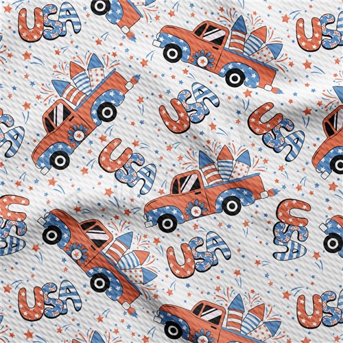 4th of July Patriotic Printed Liverpool AA1614 & Get a Free $89.99 Embroidery Bundle