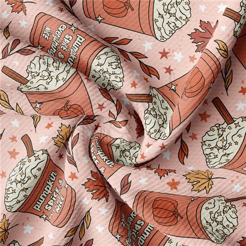 Pumpkin Spice Printed Autumn Fall Liverpool AA954 & Get a Free $89.99 Embroidery Bundle