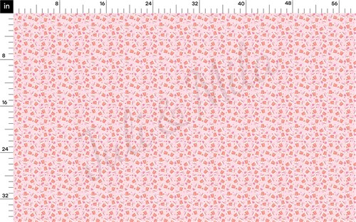 Valentine's Day Printed Liverpool Bullet Textured Stretch Solid Strip Thick Knit Jersey Fabric