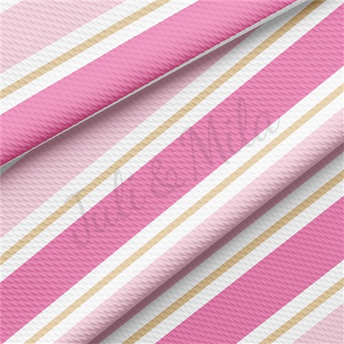 Liverpool Bullet Textured Stretch Solid Strip Thick Knit Jersey Fabric