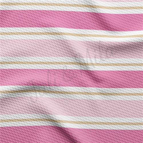 Liverpool Bullet Textured Stretch Solid Strip Thick Knit Jersey Fabric
