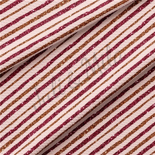Christmas Liverpool Bullet Textured Stretch Solid Strip Thick Knit Jersey Fabric