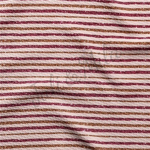 Christmas Liverpool Bullet Textured Stretch Solid Strip Thick Knit Jersey Fabric