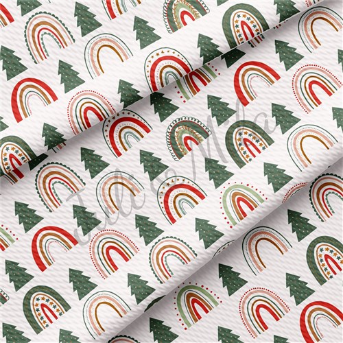Christmas Liverpool Bullet Textured Stretch Solid Strip Thick Knit Jersey Fabric
