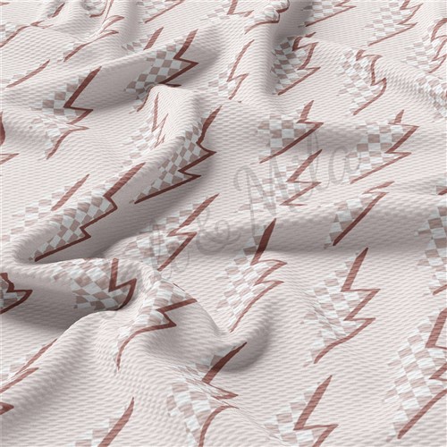 Lighting Liverpool Bullet Textured Stretch Solid Strip Thick Knit Jersey Fabric