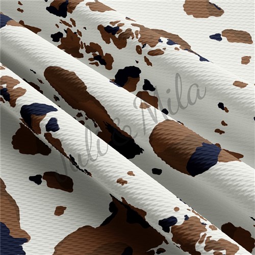 Printed Liverpool Fabric brown spots & Get a Free $89.99 Embroidery Bundle