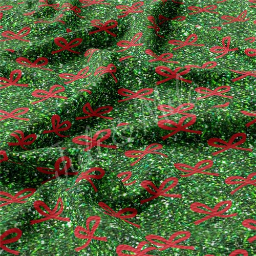 Christmas Printed Liverpool Bullet Textured Stretch Solid Strip Thick Knit Jersey Fabric