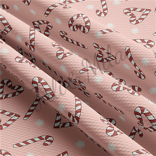 Christmas Printed Liverpool Bullet Textured Stretch Solid Strip Thick Knit Jersey Fabric