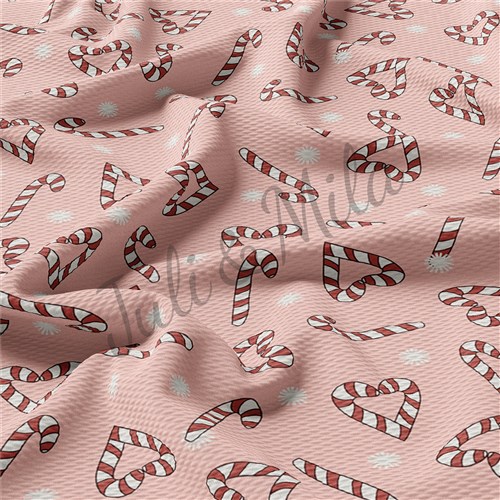 Christmas Printed Liverpool Bullet Textured Stretch Solid Strip Thick Knit Jersey Fabric