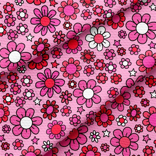 Valentine's Day Liverpool Bullet Textured Stretch Solid Strip Thick Knit Jersey Fabric