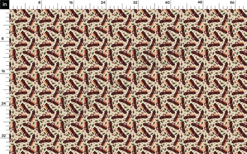 Fall Autumn Truck Pumpkin Liverpool Bullet Textured Stretch Solid Strip Thick Knit Jersey Fabric