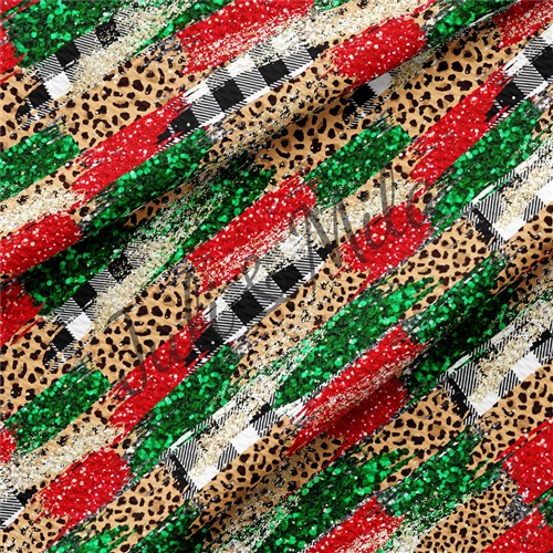Christmas Printed Liverpool 4 Way Fabric Paintsmear6 & Get a Free $89.99 Embroidery Bundle
