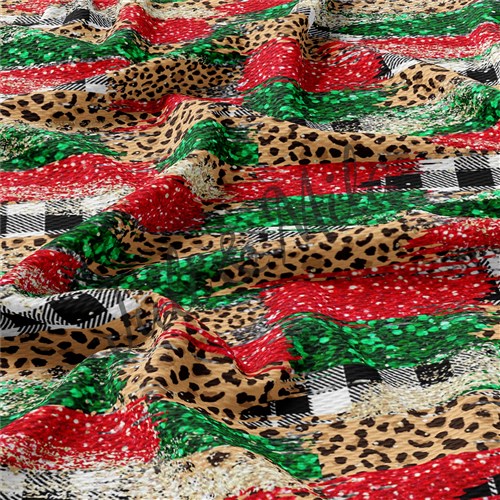 Christmas Printed Liverpool 4 Way Fabric Paintsmear6 & Get a Free $89.99 Embroidery Bundle
