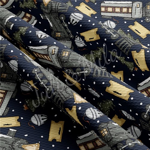 Christmas Printed Liverpool Bullet Textured Stretch Solid Strip Thick Knit Jersey Fabric