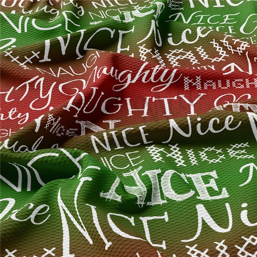 Christmas Printed Liverpool Bullet Textured Stretch Solid Strip Thick Knit Jersey Fabric