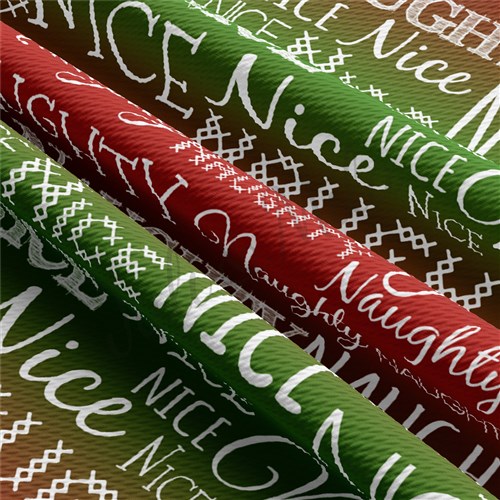 Christmas Printed Liverpool Bullet Textured Stretch Solid Strip Thick Knit Jersey Fabric
