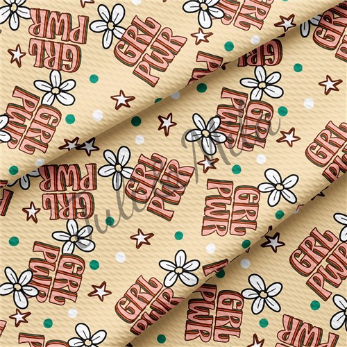 Printed Liverpool 4 Way Fabric GRLPWR & Get a Free $89.99 Embroidery Bundle