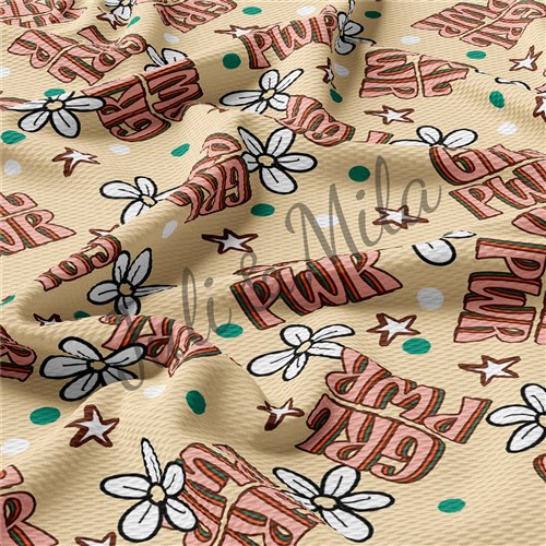 Printed Liverpool 4 Way Fabric GRLPWR & Get a Free $89.99 Embroidery Bundle