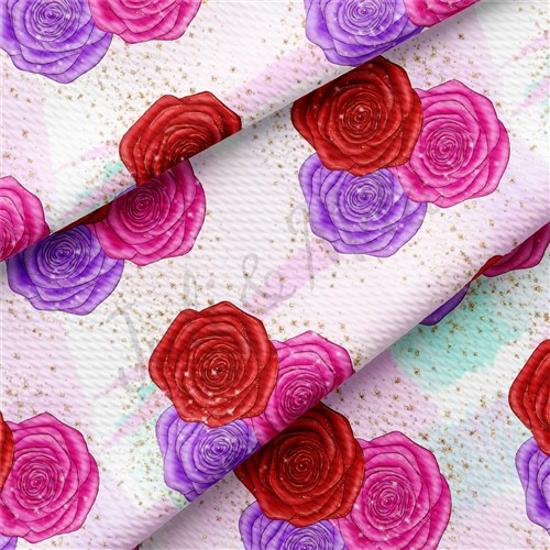 Valentine's Day Liverpool Bullet Textured Stretch Solid Strip Thick Knit Jersey Fabric