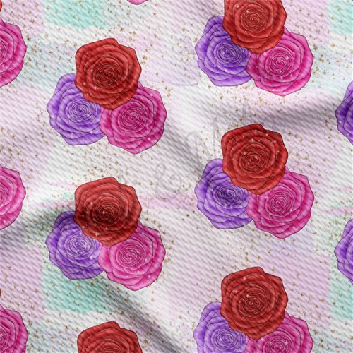 Valentine's Day Liverpool Bullet Textured Stretch Solid Strip Thick Knit Jersey Fabric