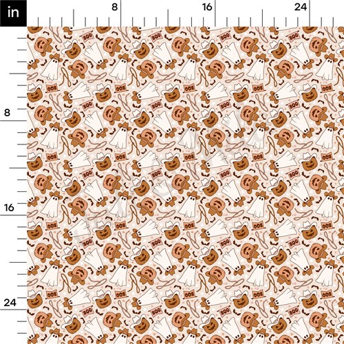Pumpkin Printed Liverpool Bullet Textured Stretch Solid Strip Thick Knit Jersey Fabric